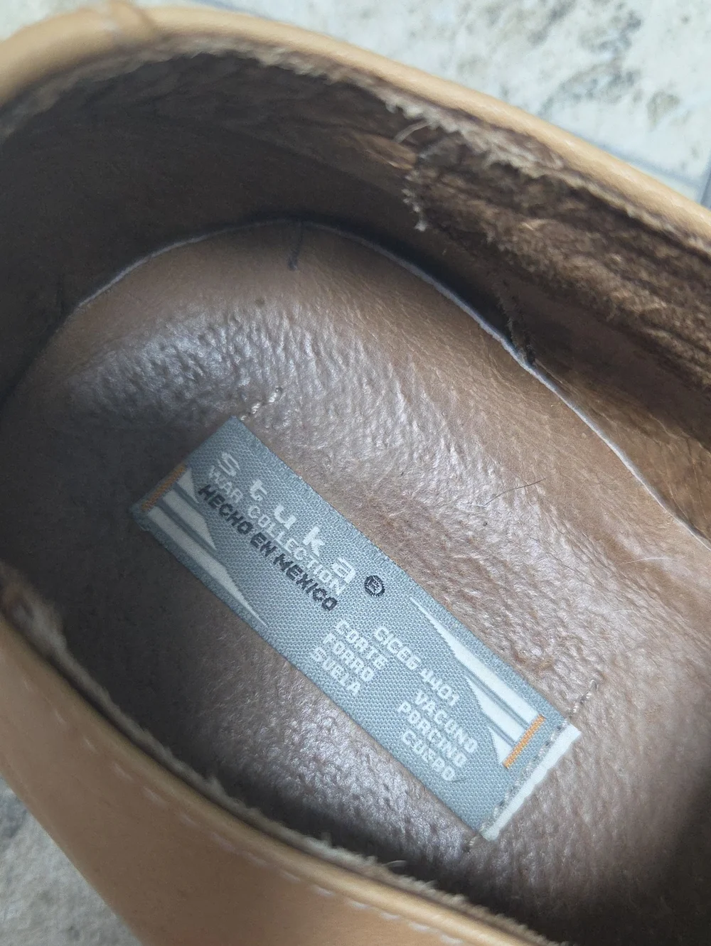 Classic Tan Leather Derby Shoes - Sleek Square Toe